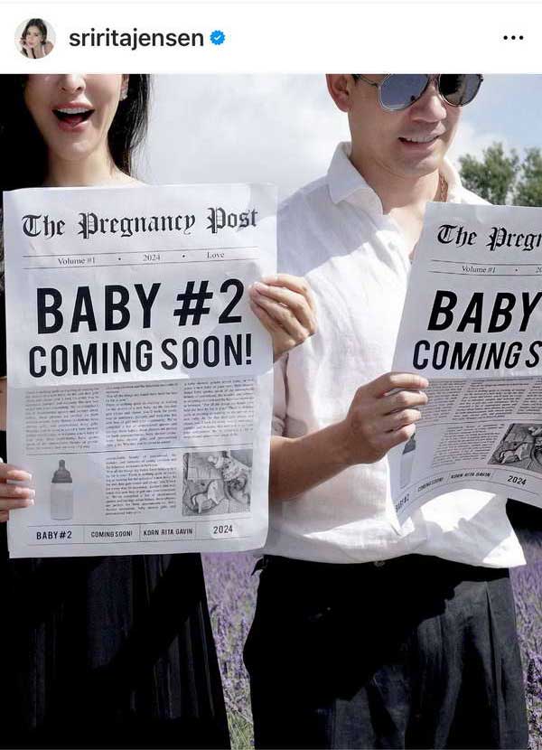 ศรีริต้า-กรณ์ เผยกอดกันร้องไห้วินาทีที่รู้ว่าตั้งท้อง ตื่นเต้นรอลุ้นเพศลูกคนที่ 2 ศรีริต้า-กรณ์ เผยกอดกันร้องไห้วินาทีที่รู้ว่าตั้งท้อง ตื่นเต้นรอลุ้นเพศลูกคนที่ 2