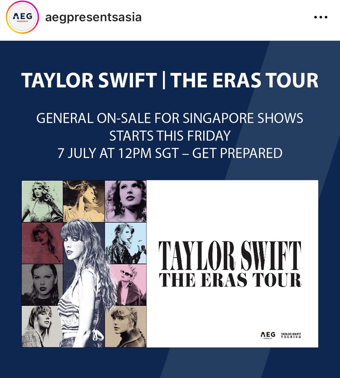 ขายเกลี้ยง!! บัตรคอนเสิร์ต 'เทย์เลอร์ สวิฟต์' รอบพรีเซล 6 โชว์ที่สิงคโปร์ คิวยาวกว่าล้านคิว ขายเกลี้ยง!! บัตรคอนเสิร์ต 'เทย์เลอร์ สวิฟต์' รอบพรีเซล 6 โชว์ที่สิงคโปร์ คิวยาวกว่าล้านคิว