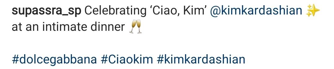 เก้า สุภัสสรา กระทบไหล่ คิม คาร์เดเชียน หลังบินลัดฟ้าไปร่วมชมแฟชั่นโชว์แบรนด์ดัง Dolce & Gabbana เก้า สุภัสสรา กระทบไหล่ คิม คาร์เดเชียน หลังบินลัดฟ้าไปร่วมชมแฟชั่นโชว์แบรนด์ดัง Dolce & Gabbana