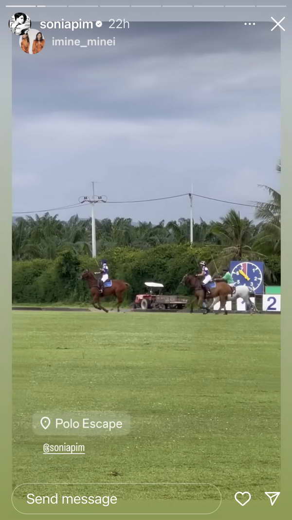 แทบช็อก! พิม ซอนย่า พลาดตกม้า แถมโดนเหยียบซ้ำ ระหว่างแข่งขันโปโล แทบช็อก! พิม ซอนย่า พลาดตกม้า แถมโดนเหยียบซ้ำ ระหว่างแข่งขันโปโล