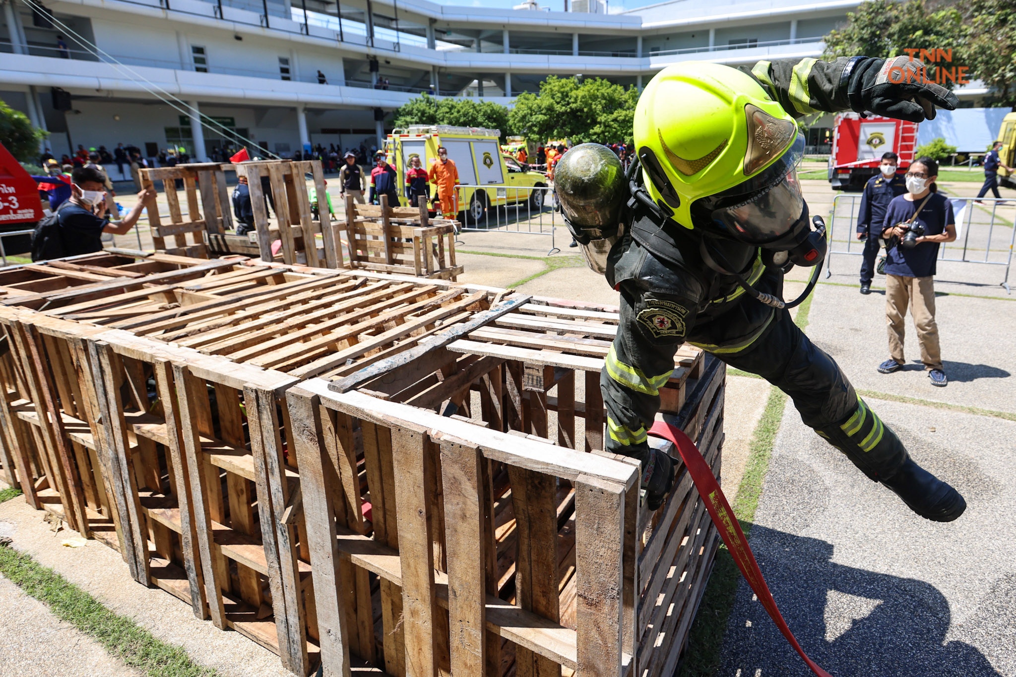 สำนักป้องกันและบรรเทาสาธารณภัย จัดแข่งขันทักษะการดับเพลิงและกู้ภัย ประจำปี 2565 เสริมความพร้อมก่อนออกปฎิบัติหน้าที่ สำนักป้องกันและบรรเทาสาธารณภัย จัดแข่งขันทักษะการดับเพลิงและกู้ภัย ประจำปี 2565 เสริมความพร้อมก่อนออกปฎิบัติหน้าที่
