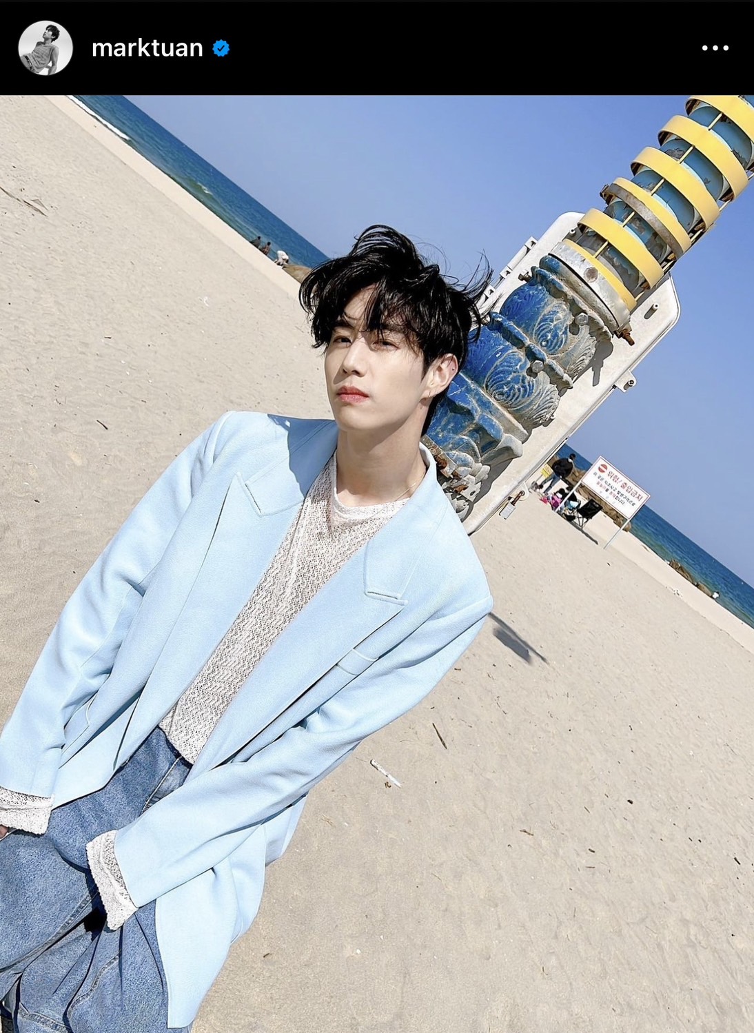 รับบทเป็นอากาเซ่! เบเบ้ อวดภาพคู่ซุปตาร์หนุ่ม มาร์ค ต้วน รับบทเป็นอากาเซ่! เบเบ้ อวดภาพคู่ซุปตาร์หนุ่ม มาร์ค ต้วน