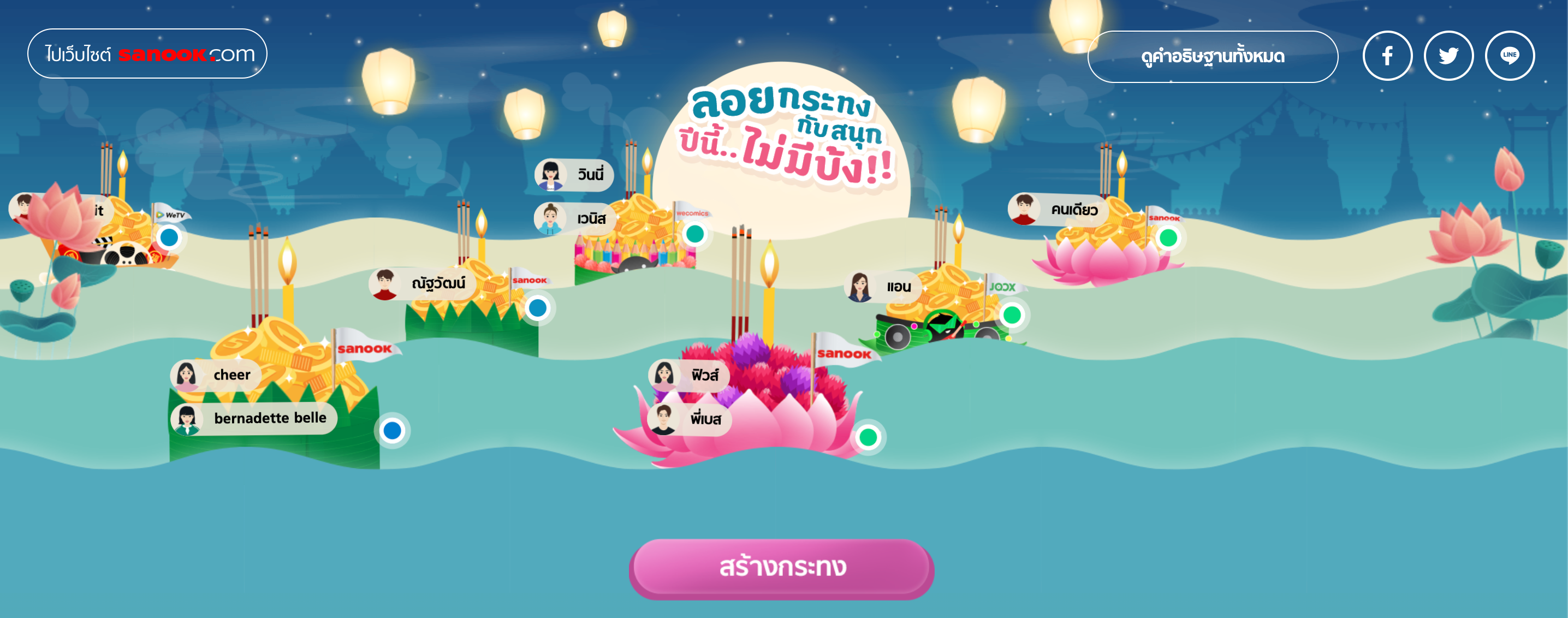 เปิด 3 เว็บไซต์ลอยกระทงออนไลน์ ปี 2564 ปลอดภัยไม่ถูกดูดข้อมูลส่วนตัว เปิด 3 เว็บไซต์ลอยกระทงออนไลน์ ปี 2564 ปลอดภัยไม่ถูกดูดข้อมูลส่วนตัว