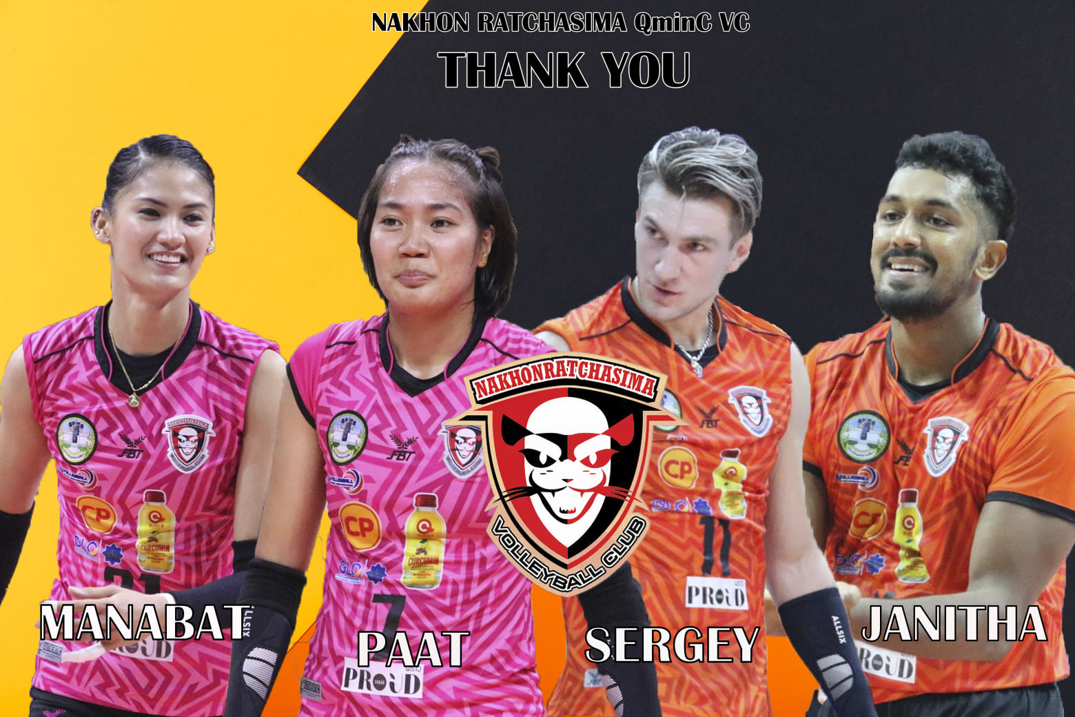 'นครราชสีมาคิวมินซีฯ' โพสต์ขอบคุณตัวต่างชาติทั้งหมดหลังจบฤดูกาล 2022 'นครราชสีมาคิวมินซีฯ' โพสต์ขอบคุณตัวต่างชาติทั้งหมดหลังจบฤดูกาล 2022