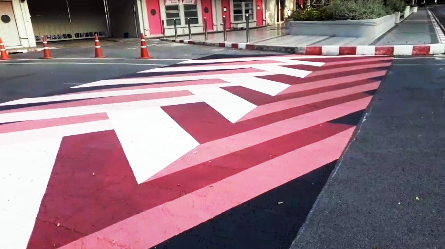 เบื้องหลัง ทางม้าลาย 3 มิติ ลดอุบัติเหตุ ฝีมือนิสิตสถาปัตย์จุฬาฯ