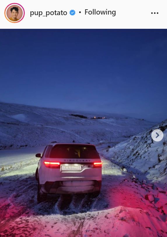 ปั๊บ โปเตโต้ เล่านาทีระทึก เกือบขับรถไถลลงผาที่ยุโรป