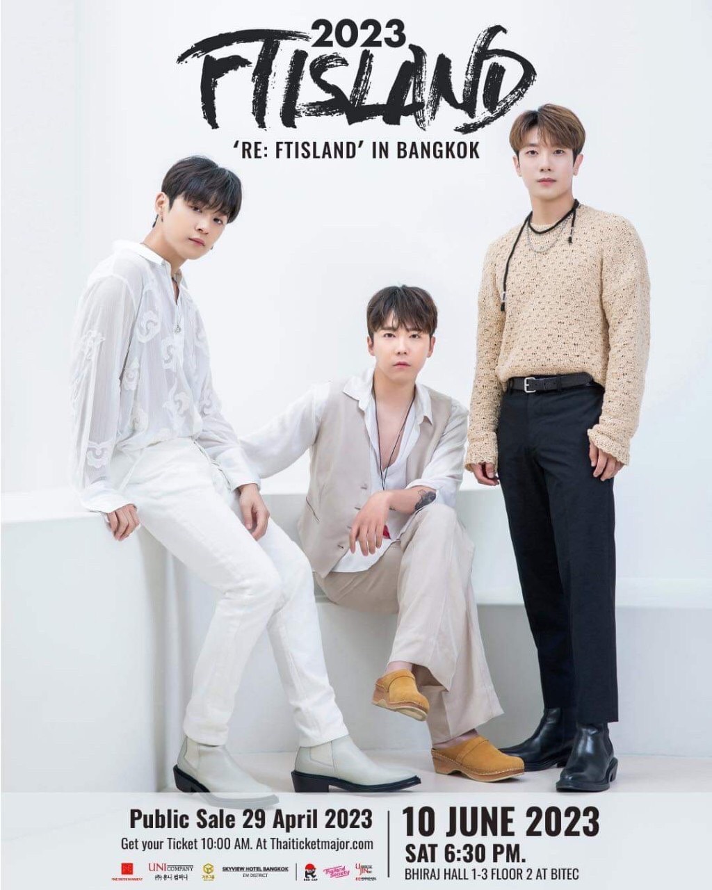 แฟนๆ ชาวไทยเตรียมตัวให้พร้อม FTISLAND เตรียมบินลัดฟ้ามาไทยในรอบ 5 ปี กับคอนเสิร์ต 2023 FTISLAND LIVE ‘RE: FTISLAND’ IN BANGKOK