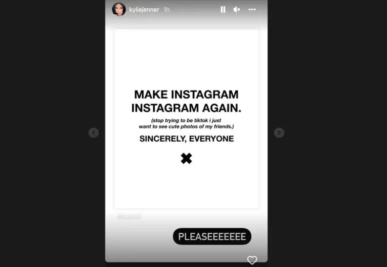 คิม คาร์เดเชี่ยน และ ไคลี่ เจนเนอร์ ไม่ปลื้ม IG เลียนแบบ TikTok ลั่น! ฉันแค่อยากดูรูปน่ารักๆของเพื่อนๆ คิม คาร์เดเชี่ยน และ ไคลี่ เจนเนอร์ ไม่ปลื้ม IG เลียนแบบ TikTok ลั่น! ฉันแค่อยากดูรูปน่ารักๆของเพื่อนๆ