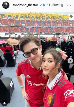 เมินข่าวเม้าท์หมดโปร ตงตง-เบส ควงคู่ย้ำสถานะโชว์ความหวาน 