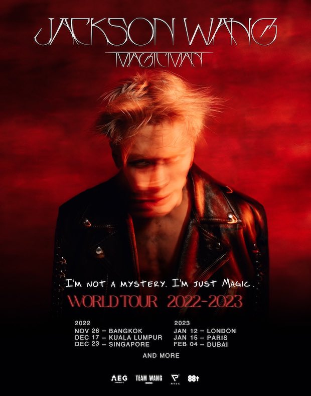 'แจ็คสัน หวัง’ เวิลด์ทัวร์!! ปักหมุดโชว์ไทยที่แรก 26 พ.ย.นี้ 'แจ็คสัน หวัง’ เวิลด์ทัวร์!! ปักหมุดโชว์ไทยที่แรก 26 พ.ย.นี้