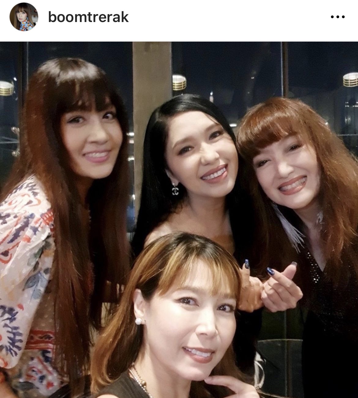 บุ๋ม ตรีรัก โพสต์ประทับใจ ร่วมกลุ่มแก๊งศิลปินสาวๆ จากค่ายคีตา