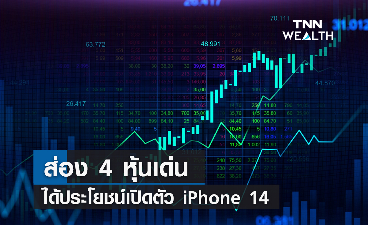 ส่อง 4 หุ้นเด่น ! ได้ประโยชน์จากการเปิดตัว iPhone 14