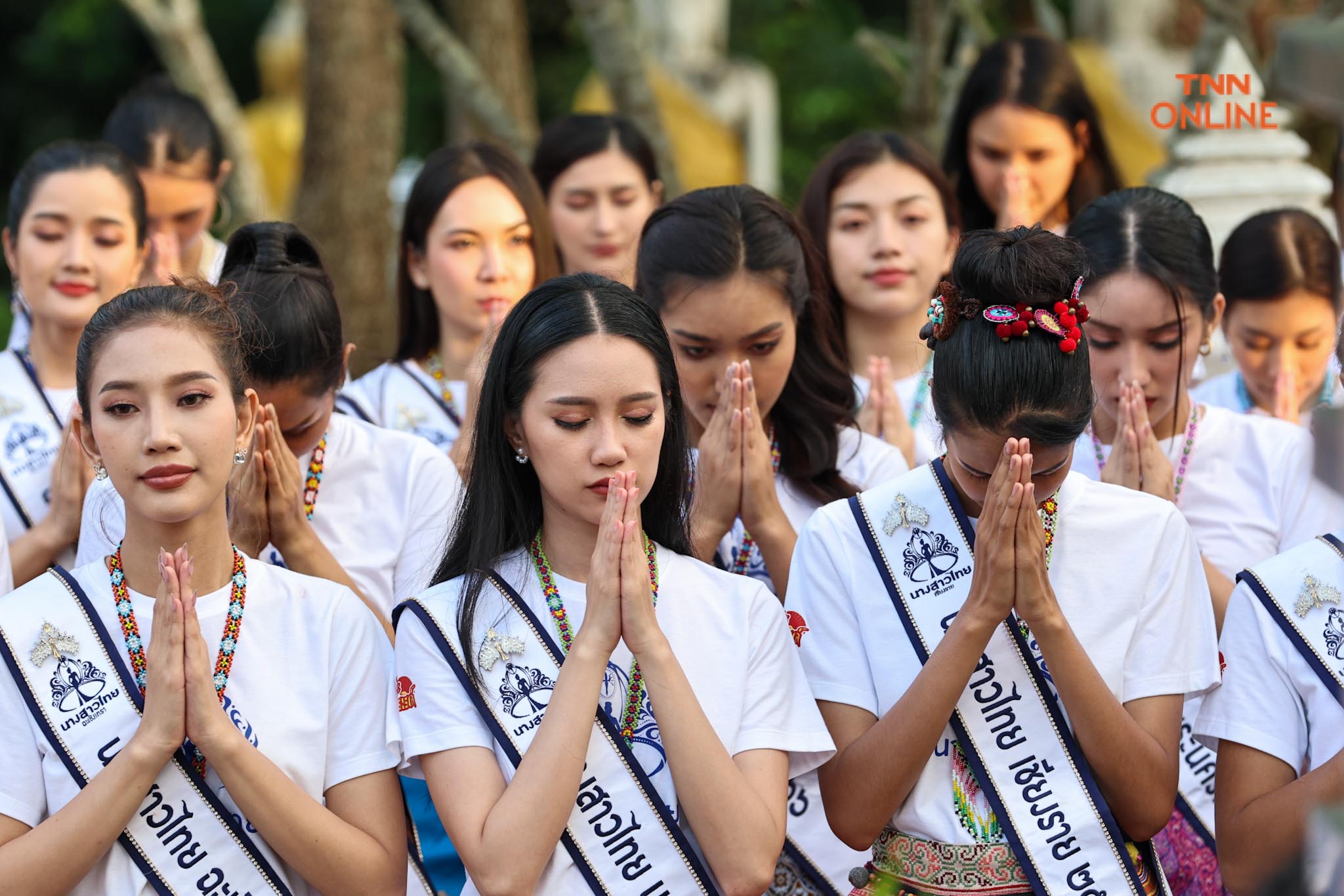 น่ารักสมวัยนางสาวไทย 2566 สักการะศาลหลักเมืองพัทลุงเสริมสิริมงคลกิจกรรมเก็บตัววันแรก