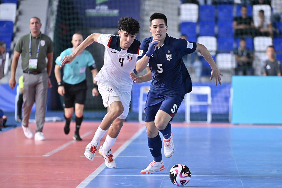 ฟุตซอลไทย ถล่ม คิวบา การันตีผ่านเข้ารอบน็อคเอาท์ ฟุตซอลโลก 2024 ฟุตซอลไทย ถล่ม คิวบา การันตีผ่านเข้ารอบน็อคเอาท์ ฟุตซอลโลก 2024