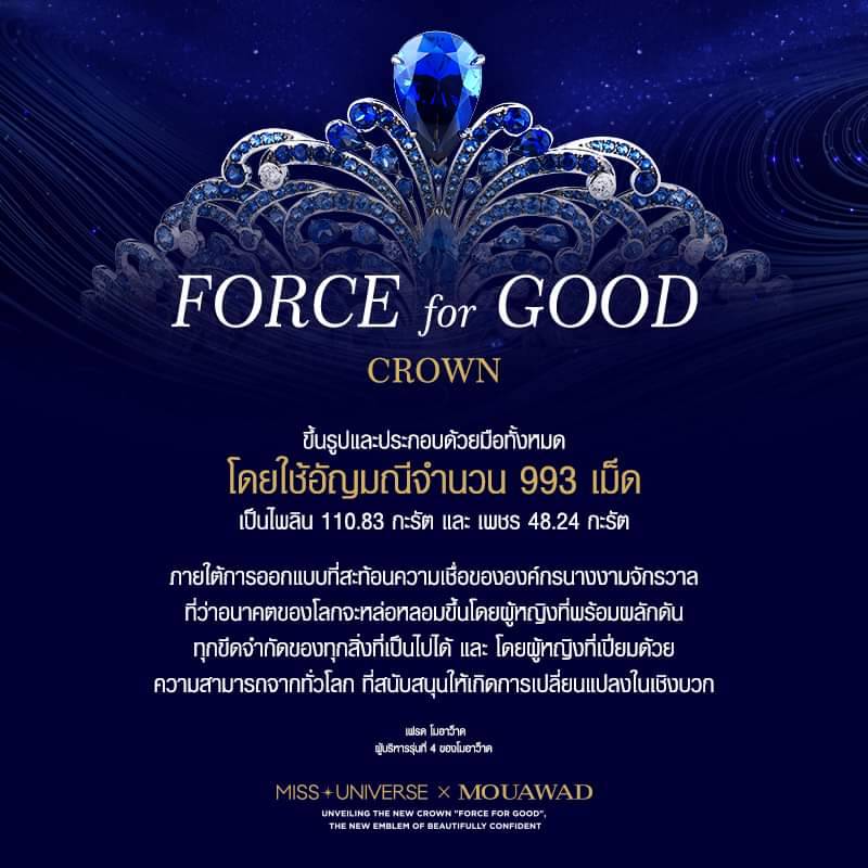 อลังการ! เปิดตัวมงกุฎ Miss Univers 2022 มูลค่ากว่า 200 ล้านบาท อลังการ! เปิดตัวมงกุฎ Miss Univers 2022 มูลค่ากว่า 200 ล้านบาท