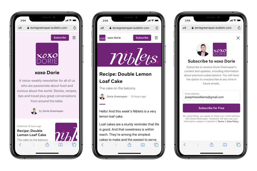 Facebook เปิดตัว Facebook Bulletin แพลตฟอร์มนักเขียนอิสระ Facebook เปิดตัว Facebook Bulletin แพลตฟอร์มนักเขียนอิสระ