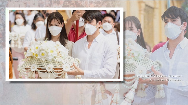 “ณเดชน์ - ญาญ่า” ร่วมงานบุญทอดกฐิน ณ วัดหนองรี จังหวัดฉะเชิงเทรา   (มีคลิป)