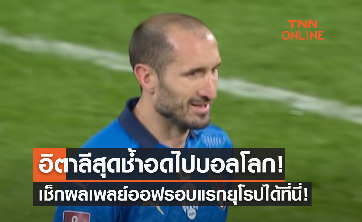 สรุปผลฟุตบอลโลก 2022 เพลย์ออฟรอบแรกโซนยุโรป