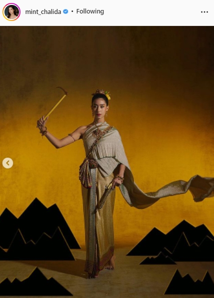 สวยสะกดทุกสายตา! เหล่าคนดังแปลงโฉมเป็น นางกิริณีเทวี
