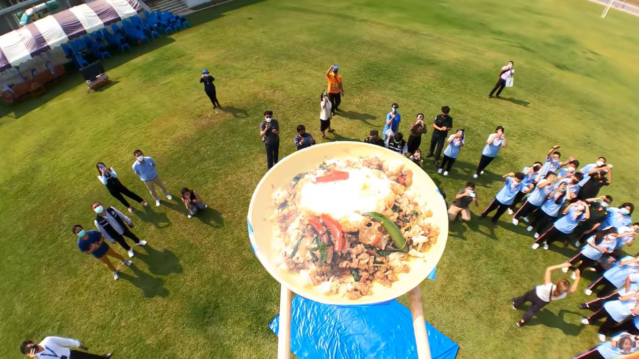 เปิดคลิป กะเพราอวกาศ ลอยเหนือชั้นบรรยากาศโลก