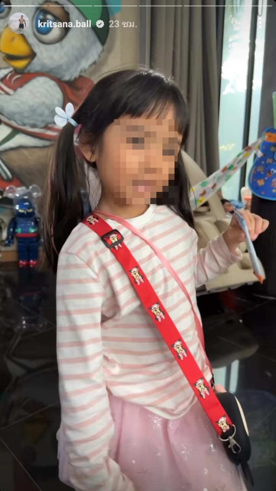 บอล กฤษณะ โพสต์คลิปส่งลูกเข้าโรงเรียนหลัง อุ้ม ลักขณา ประกาศแยกทาง 