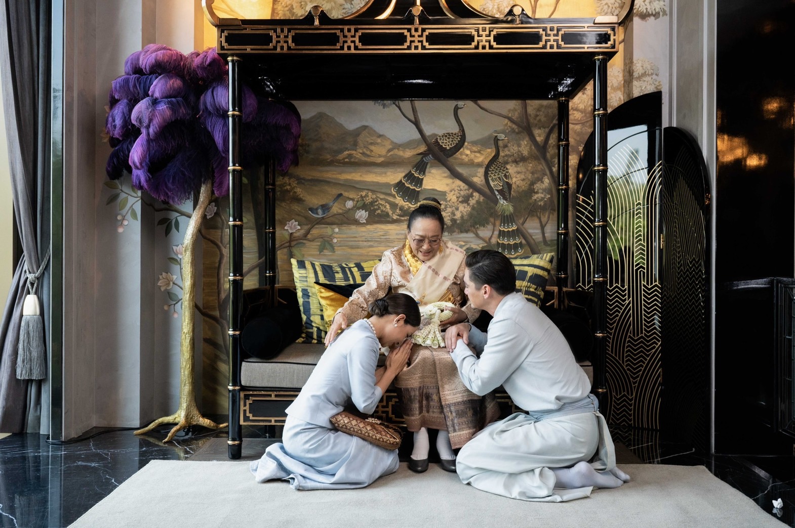 ประมวลภาพงานช่วงเช้า อนันดา-ณิชชา เข้าพิธีมงคลสมรสชื่นมื่น!