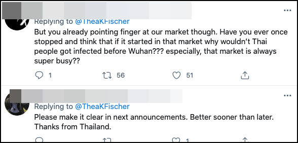 ทัวร์ลง!ชาวเน็ตไทยเดือด แพทย์เดนมาร์ก บอก 'ตลาดจตุจักร' ต้นตอโควิด-19