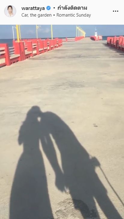 สวีทยันเงา!! พุฒ-จุ๋ย โรแมนติกจนทะเลหวานฉ่ำ