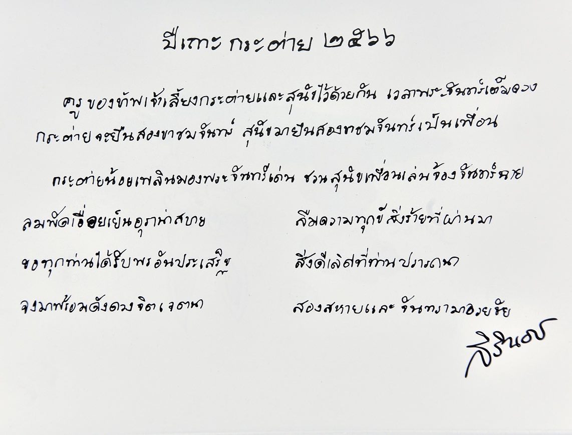 กรมสมเด็จพระเทพฯ พระราชทาน ส.ค.ส.และพรปีใหม่ 2566