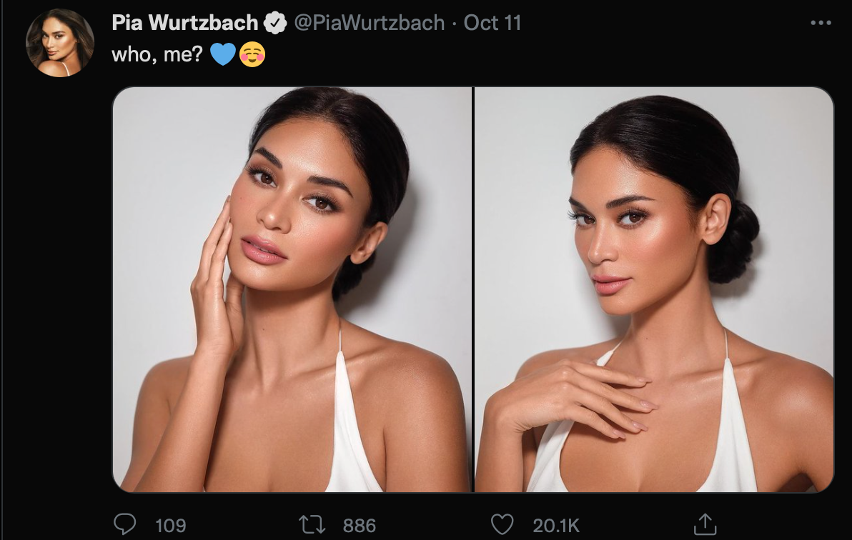 จากใจนางงามจักรวาลรุ่นพี่ ‘เปีย อลอนโซ่’ เศร้าแอนชิลี ไม่เข้ารอบ Miss Universe 2021