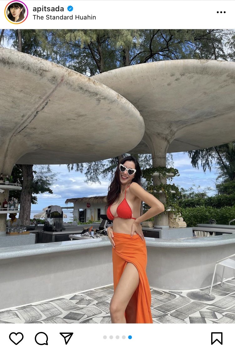 ไอซ์ อภิษฎา คุณแม่สุดแซ่บใส่บิกีนีโชว์เว็กซี่เบา ๆ อวดครรภ์ 21 สัปดาห์ 